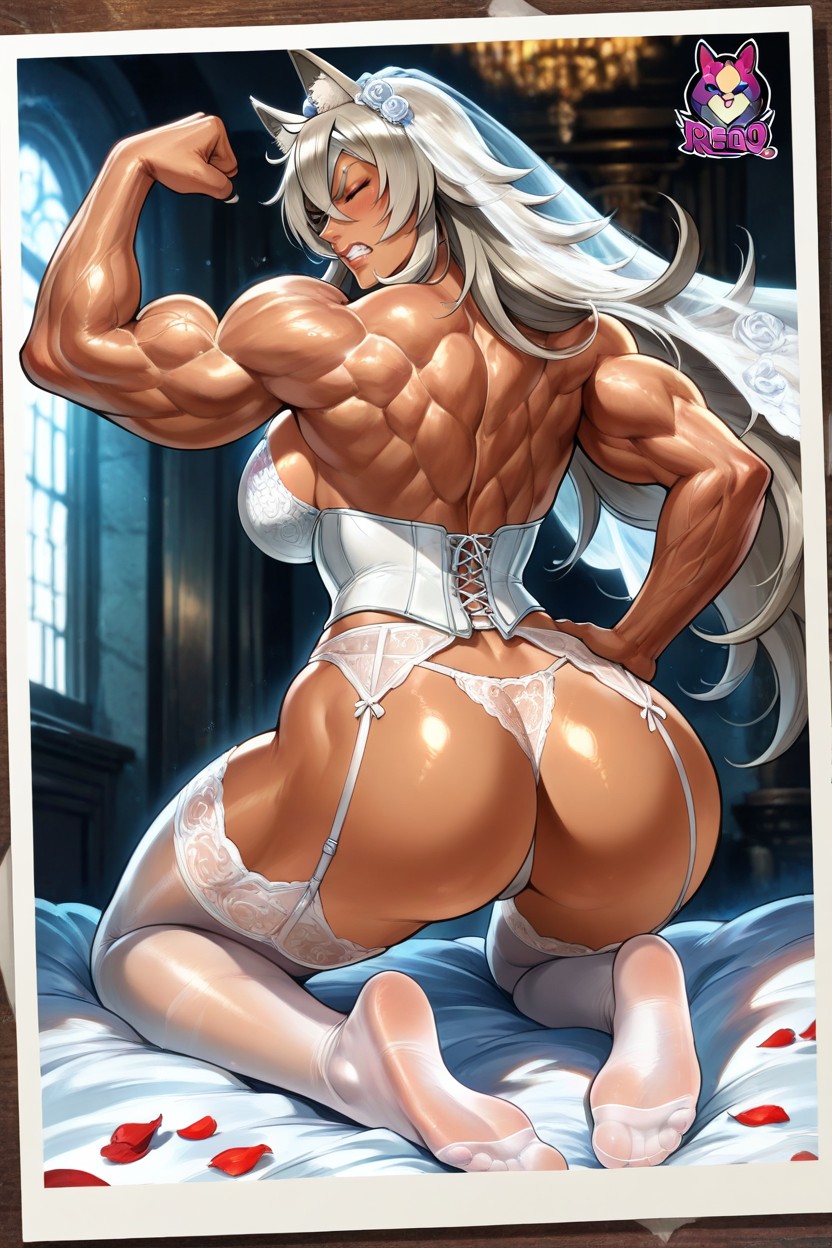 Dientes Apretados, Primer Plano, Stockings' Soles Displayed Hentai IA