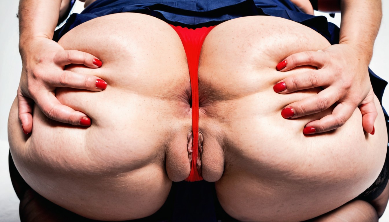Ass Pov, Closed Knees, Big Ass Cheeks BBW AI Porn