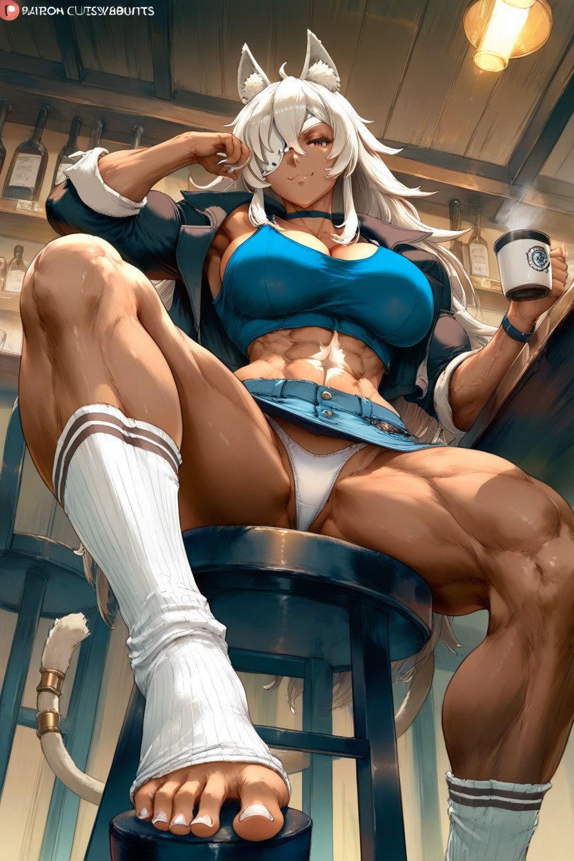 Angry, One Arm On Table, Empty Hands Hentai IA