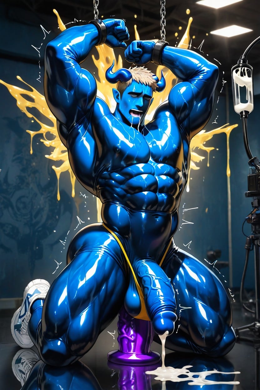 Frantically Stroking Cock, Demon Guy, Sneakers AI同性戀黃片