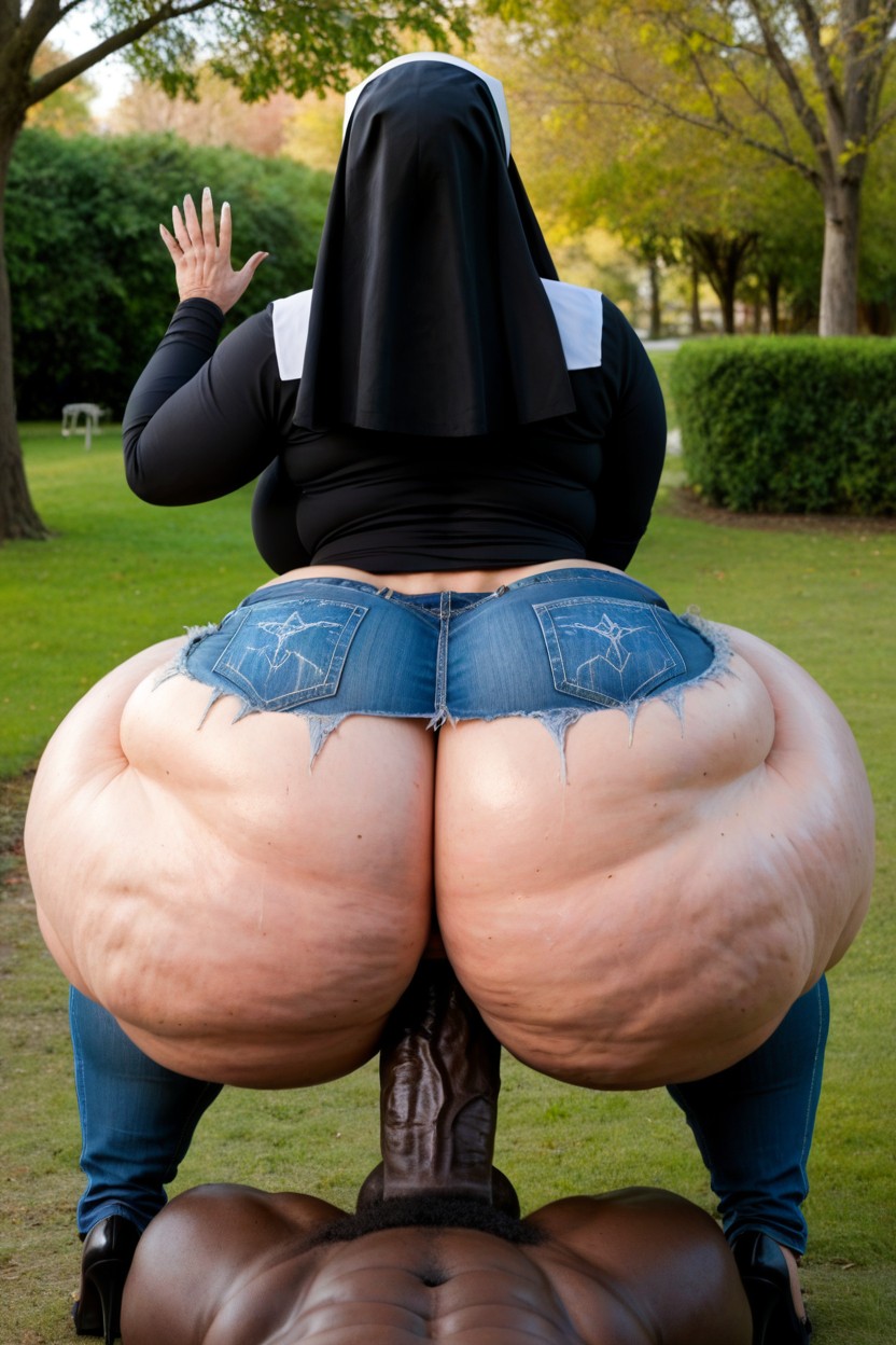 Ssbbw, Gigantic Oversized Hyper Ass, Vaqueros Porno IA