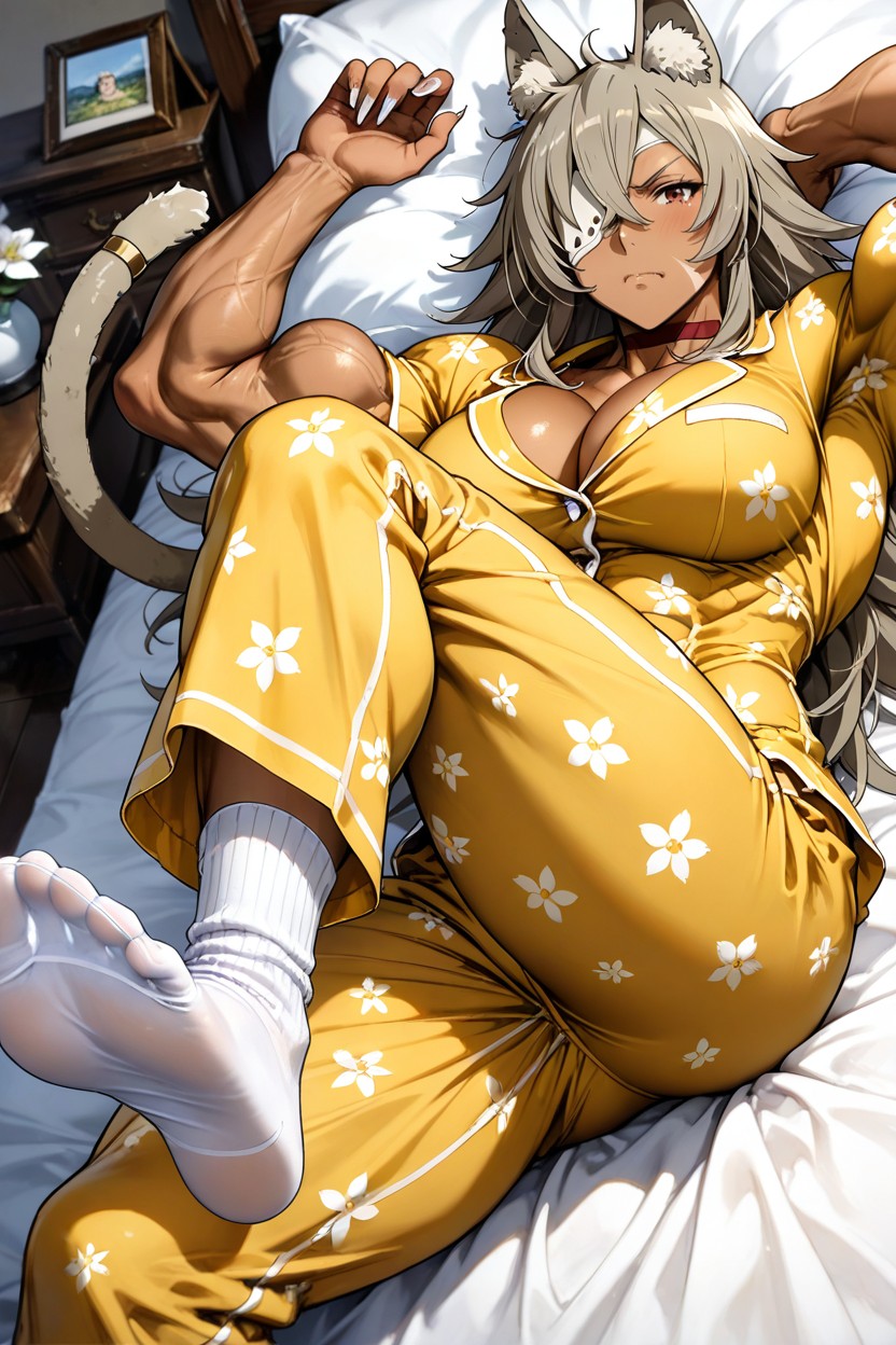 Muscular Thighs, Very Muscular Legs, Empty Hands ヘンタイAIポルノ