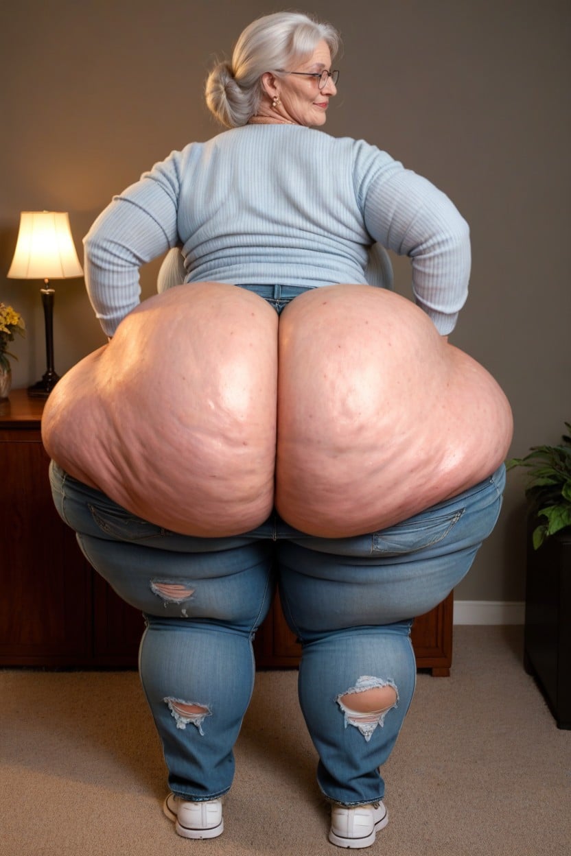 60+, Extremely Big Ssbbw, Extremely Huge Ass Porno IA
