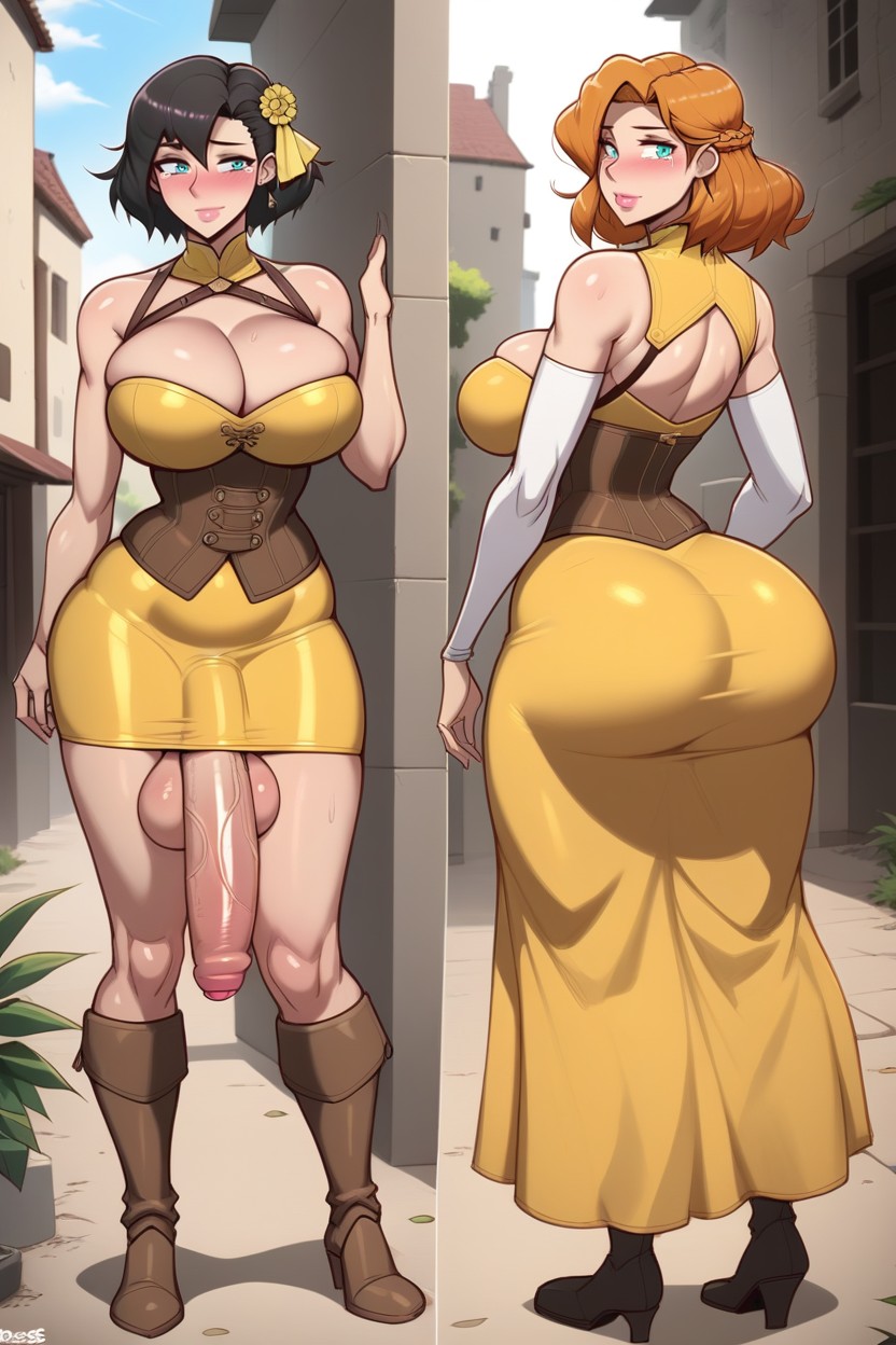 Hot, Seductive, Mogiki Hayami Art Style 쉬메일 AI 포르노
