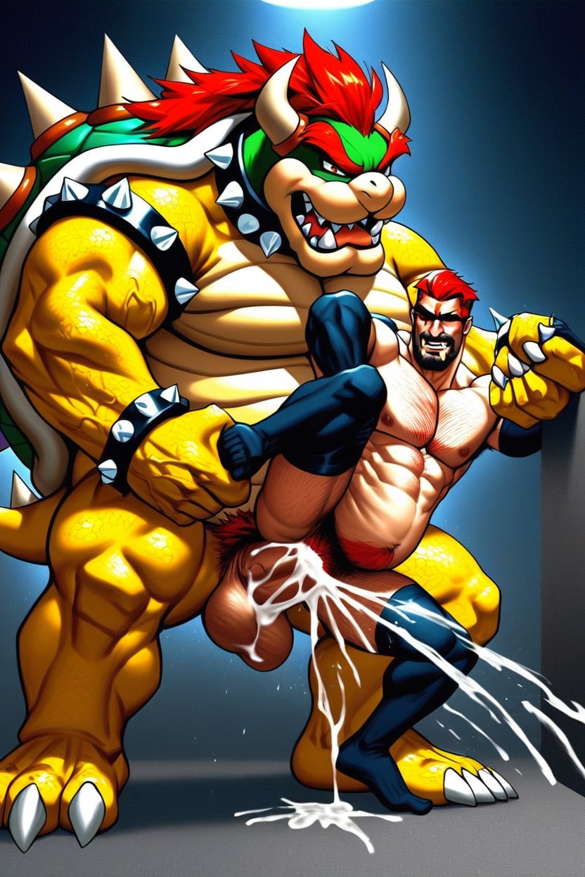 Moaning, Gay Vaginal Sex, Bowser AI Gay Porn