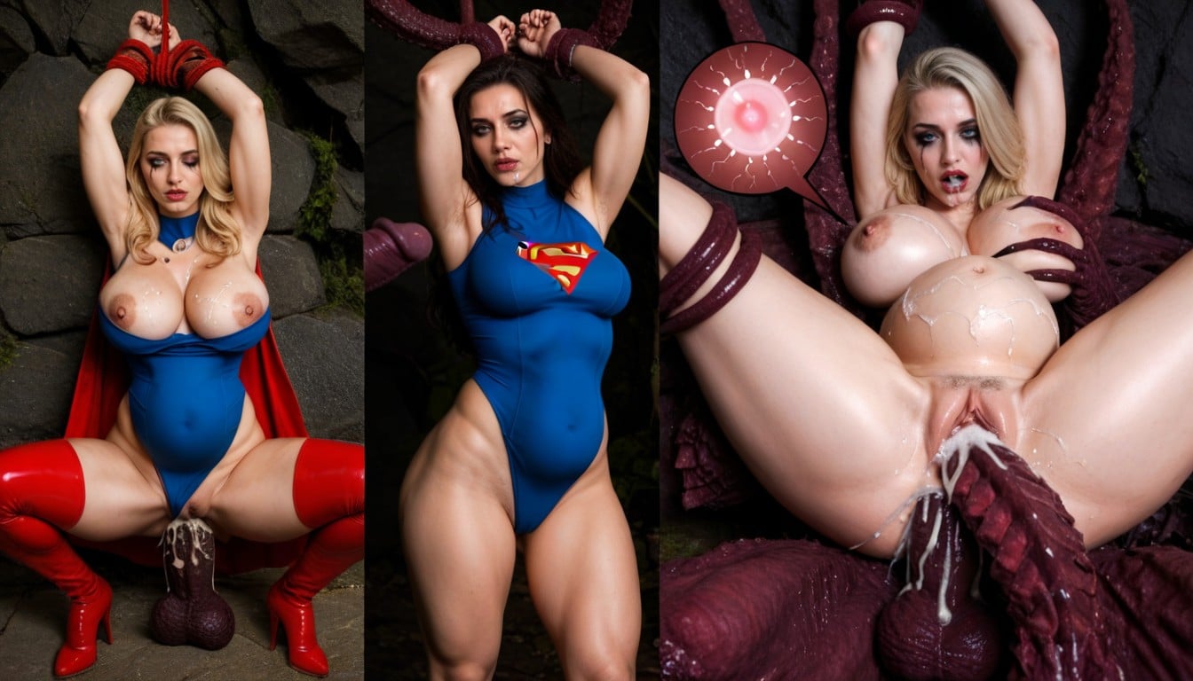 Cumshot, Woman Fucked By Large Horror Monsters, Massive Cock AI Porn