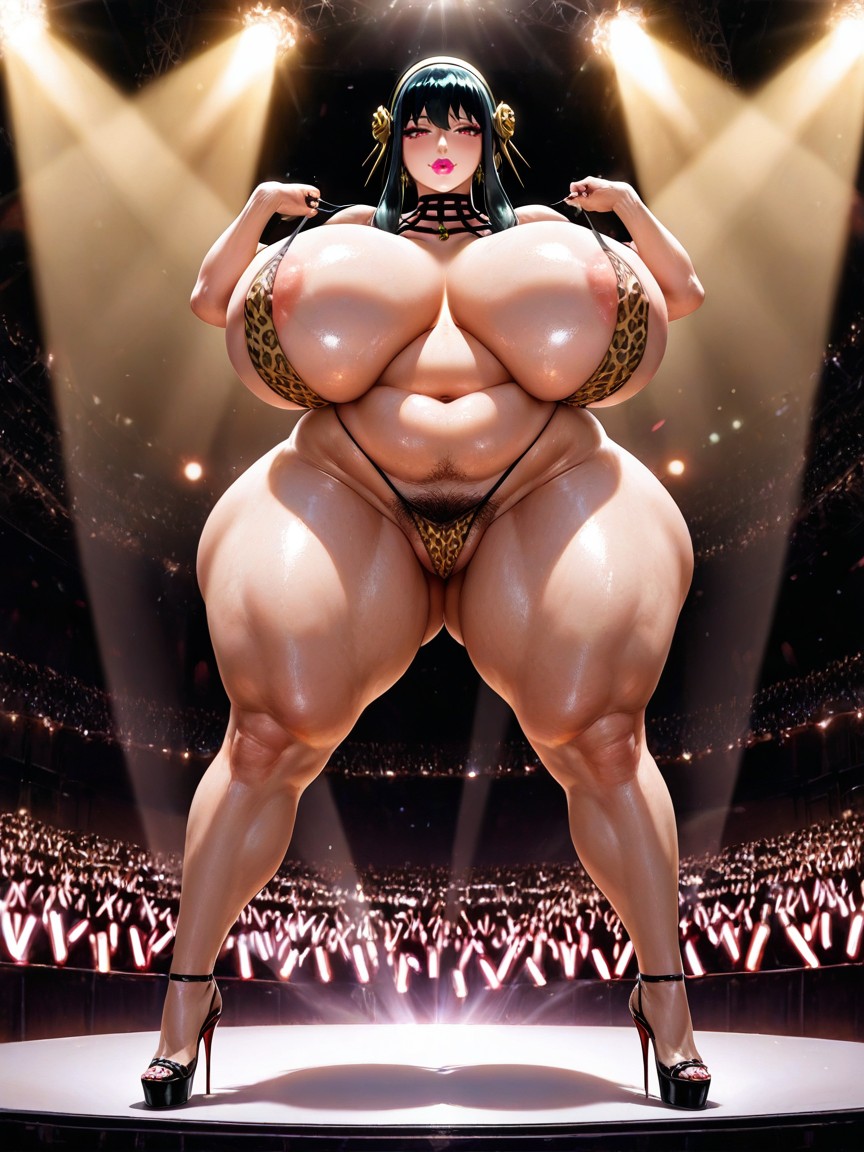 Yor Briar, Hdr, 무대에서 헨타이 AI 포르노