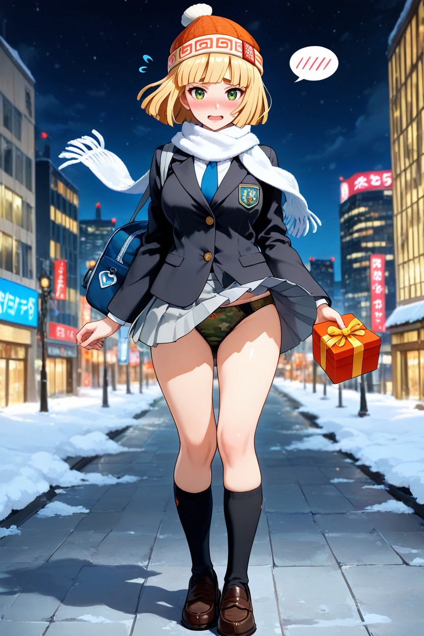 Bufanda, 25+, Detailed Panties Hentai IA