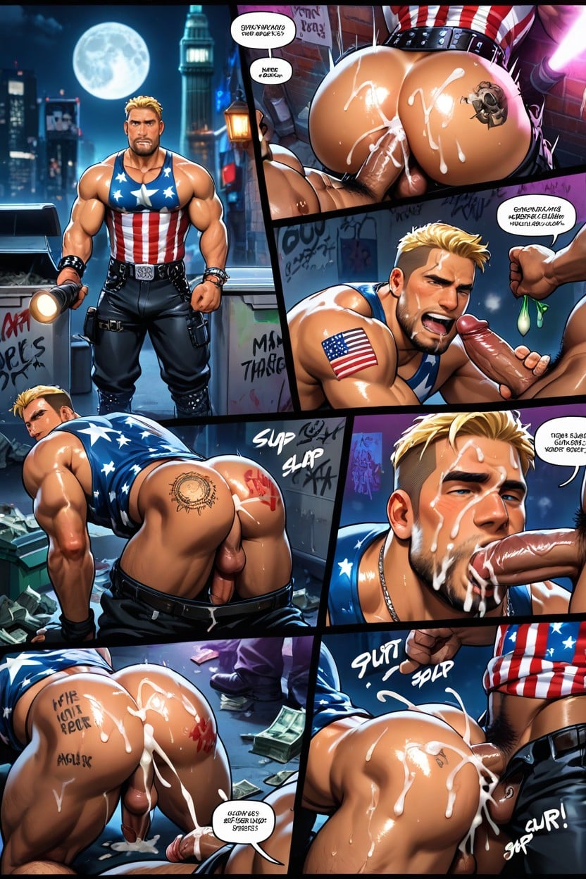 Skyscrapers, Knee Pants, African Men Fucking Сaptain America Porno IA Gay
