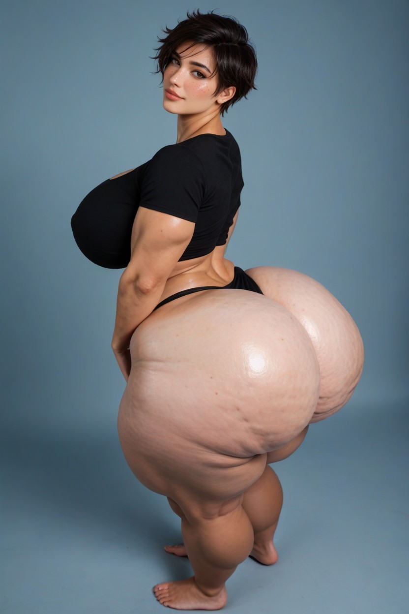 Black Hair, Fat Ass, 18+ AI Porn