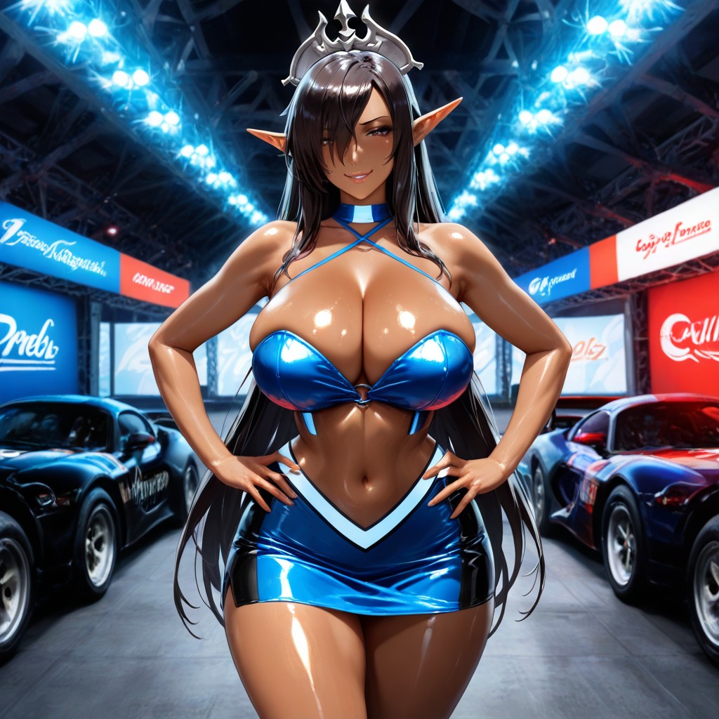 Immersive, Dark Brown Skin, No Man Hentai IA
