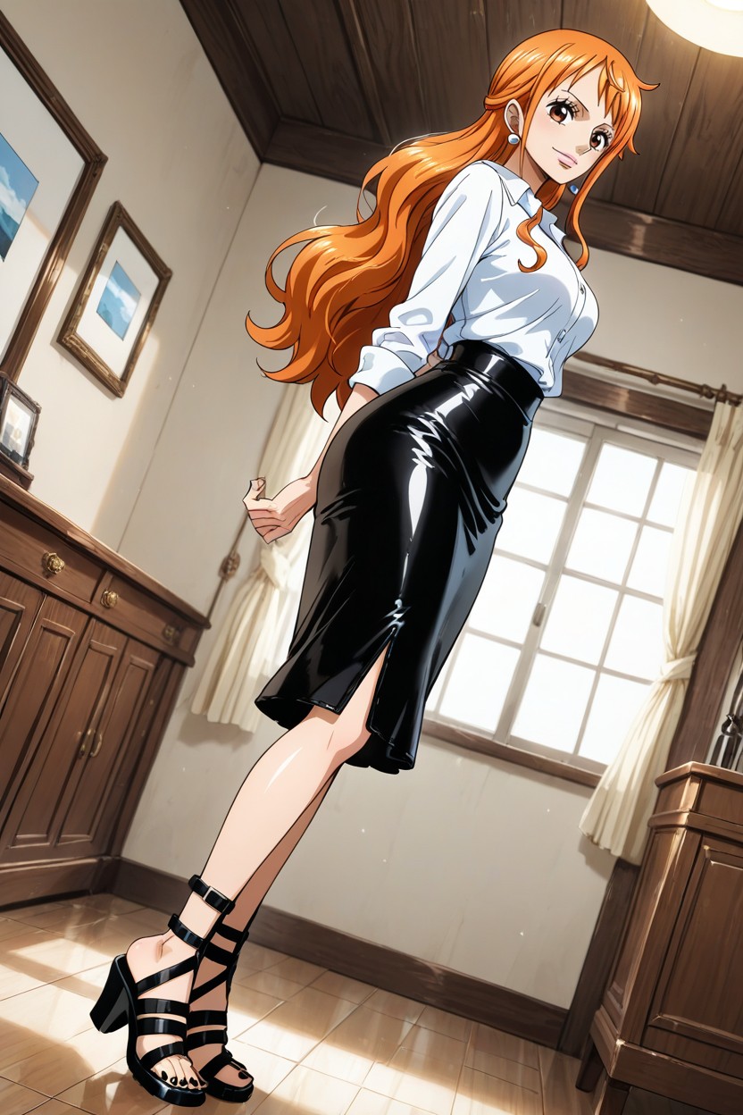 25+, Look At Viewer, Big Feet Hentai AI Porn