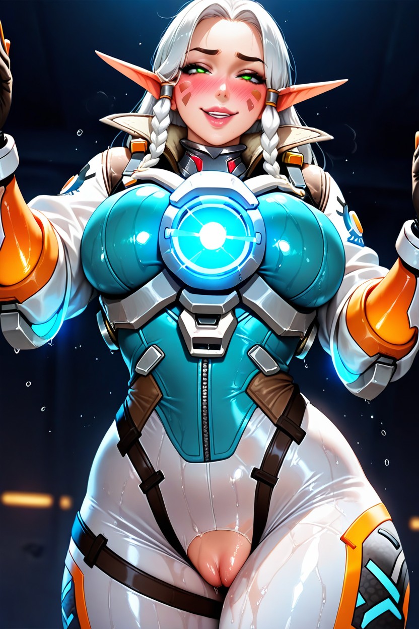 25+, Seductive, Blue Bun Hentai AI Porn