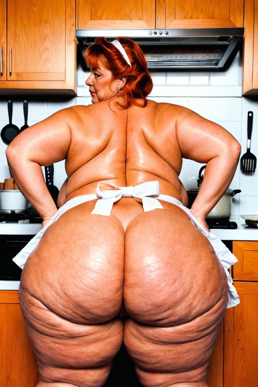 Gilf, Oven, Kitchen BBW AI Porn