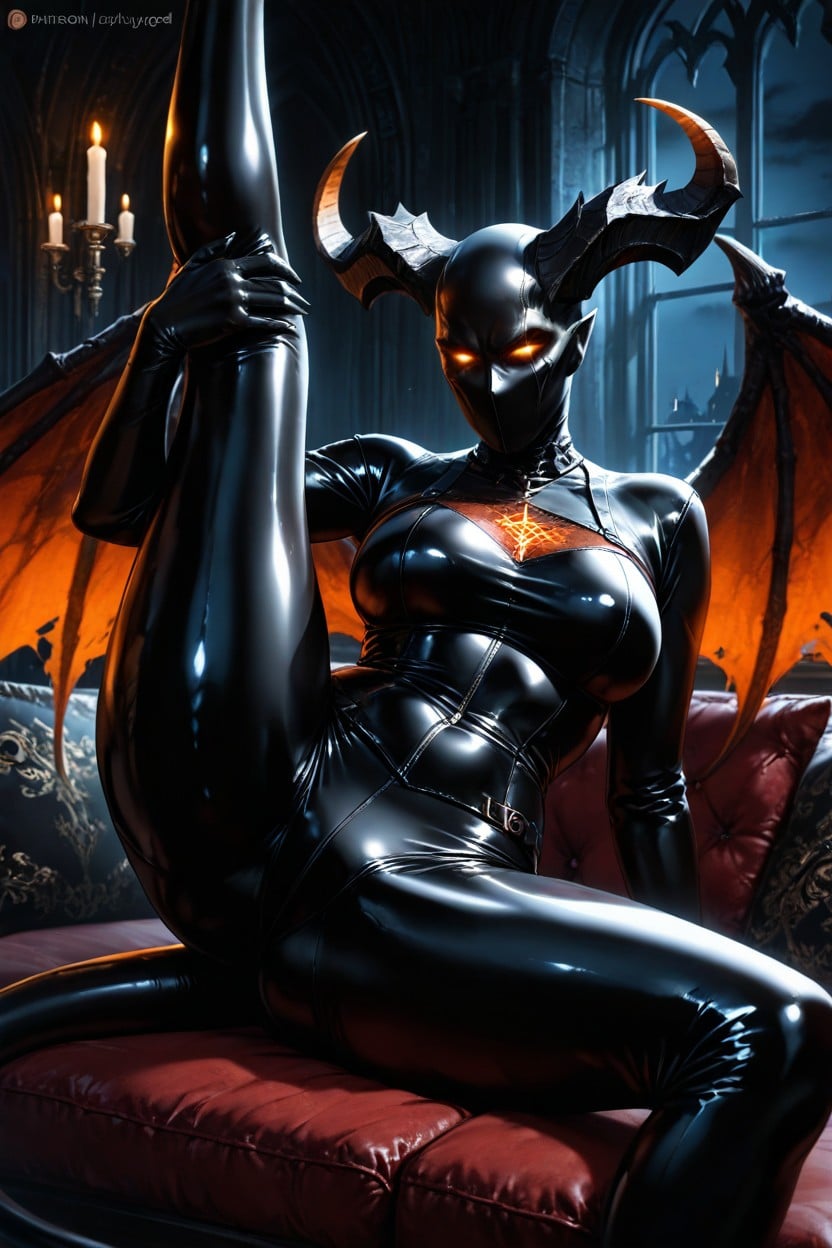 Indoors, Twilight, Succubus AI Porn