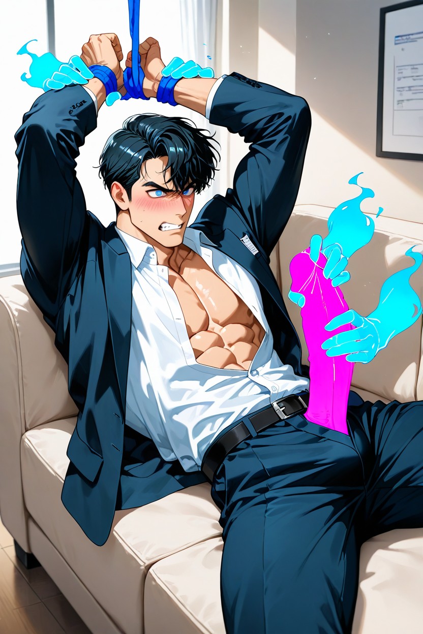 空洞的眼睛, 25+, Blushing AI同性戀黃片