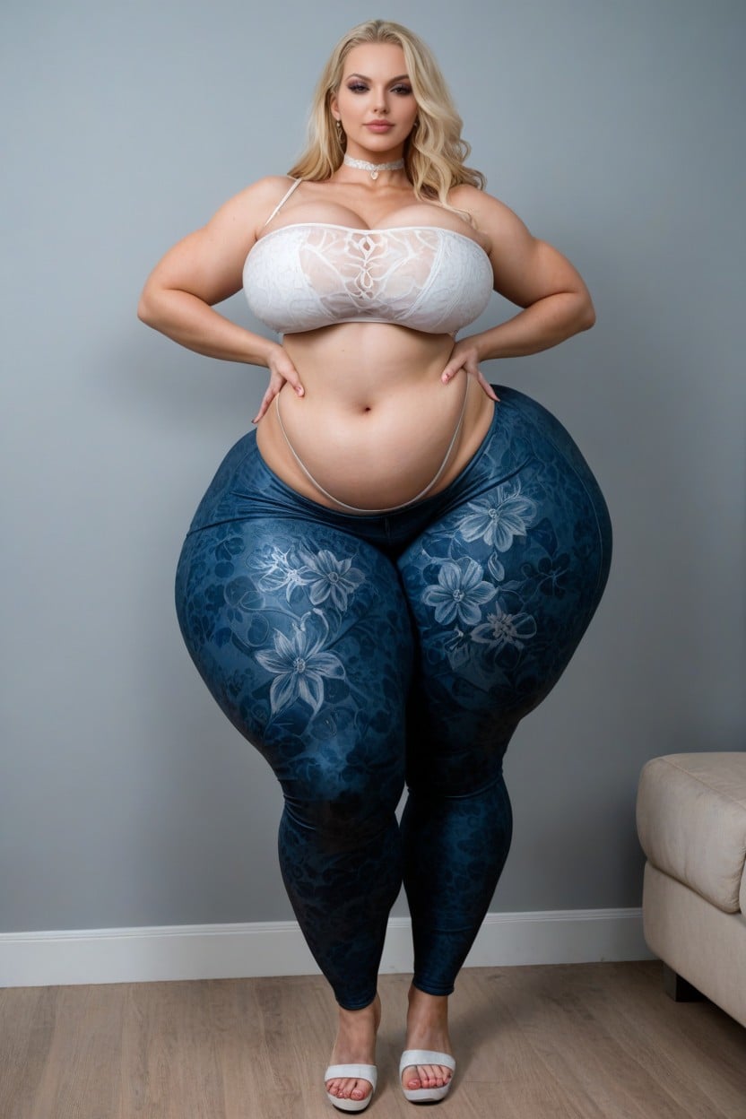 Wet Clothes, Seductive, Giant Saggy Breasts AI Porn