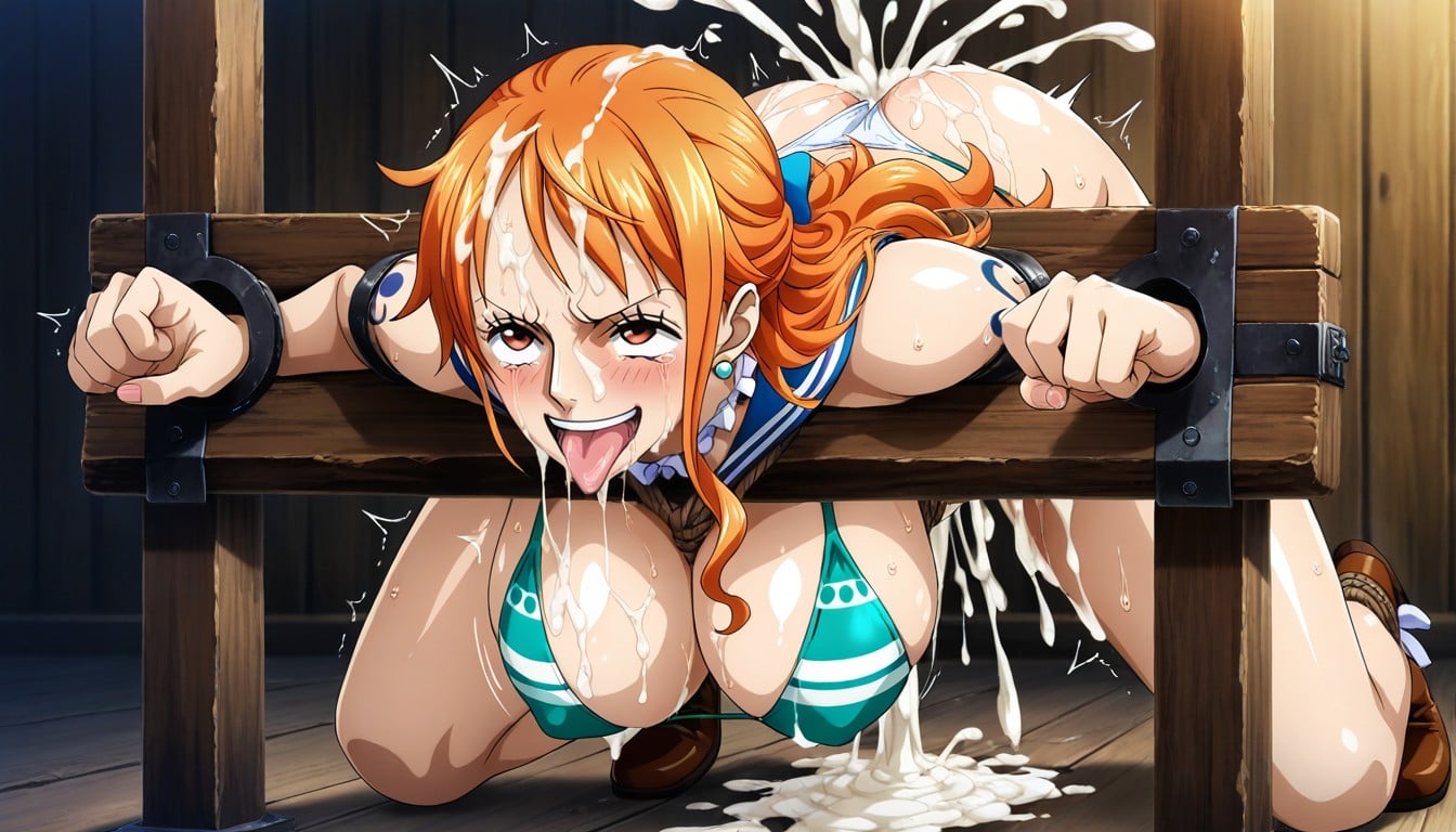 Anime Screencap, Big Breasts, Dark Areola Hentai AI Porn