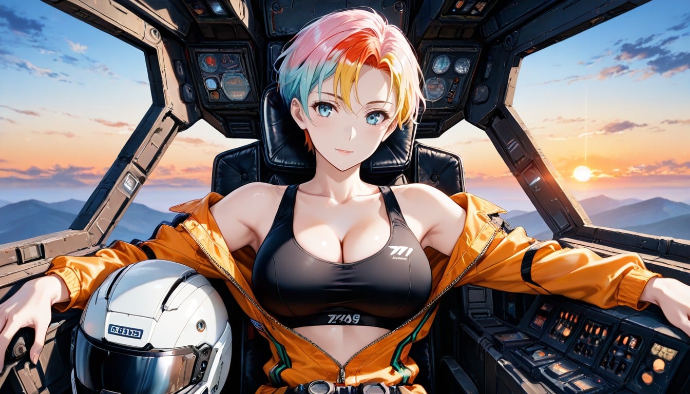 18+, One Woman, Cleavage Exposed AI Porn