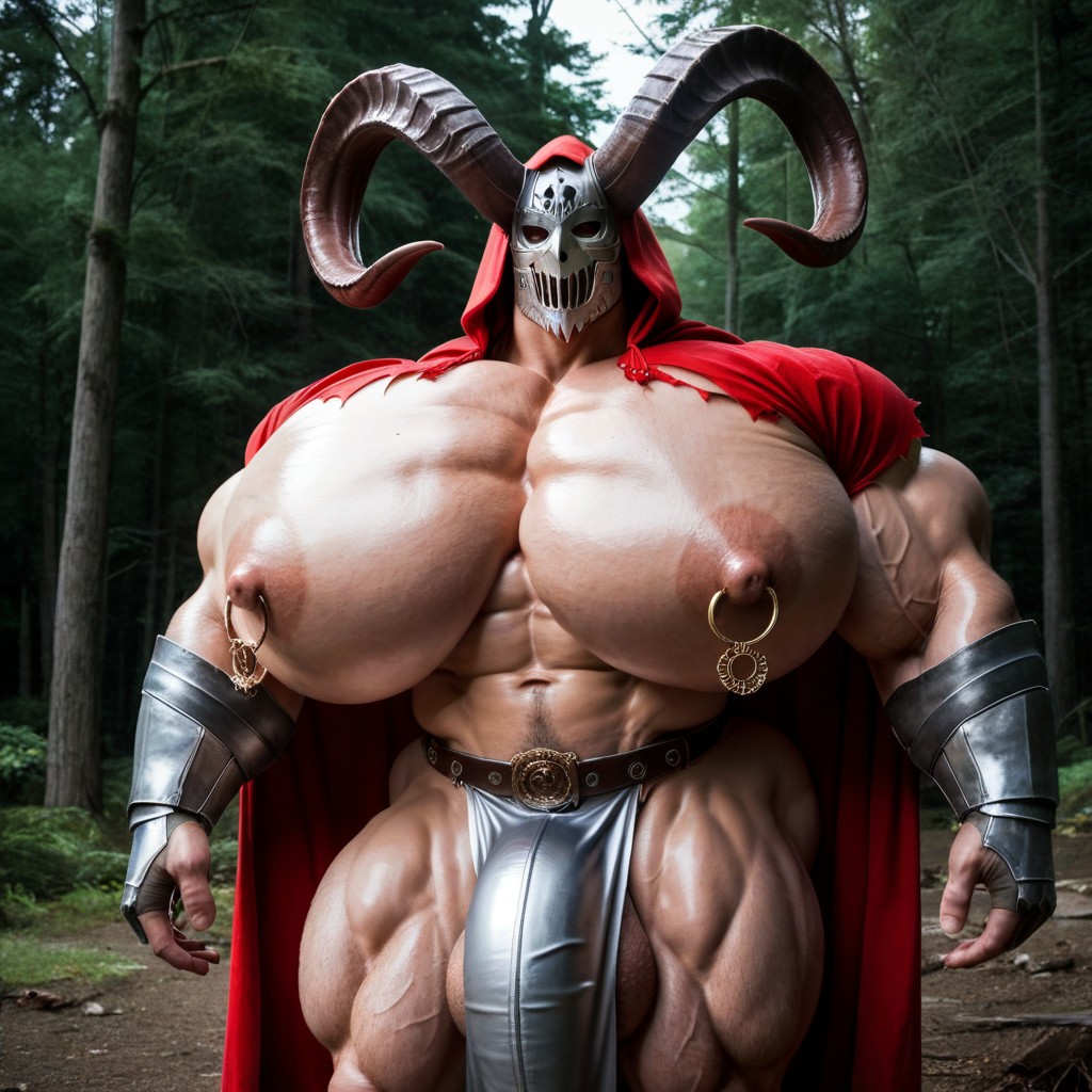 Hyper Bulky, Oiled Skin, Visard Mask AI同性戀黃片