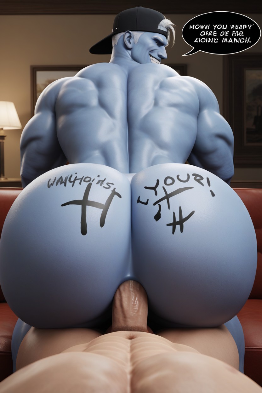 望向观众, 肌肉型, The Bottom Is The Ghost Of A Fraternity Bro Who Haunts The House AI同性恋黄片