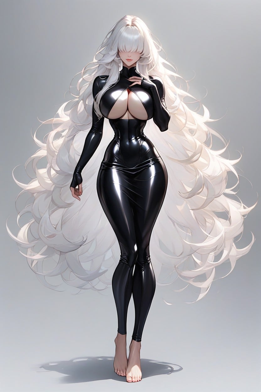 Horny, Super Tight Clothes, Pale Skin AI Porn