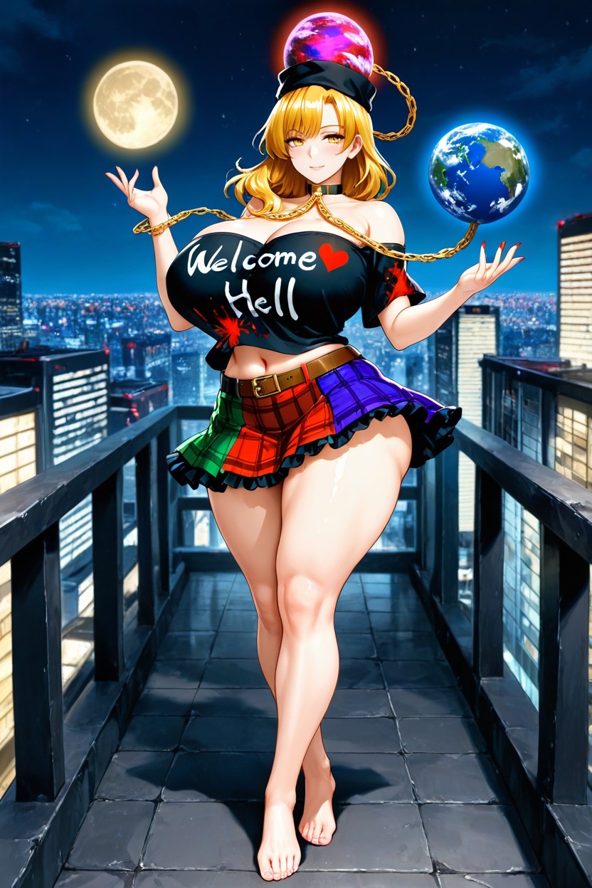 Thick, Navel, Bare Legs Hentai AI Porn