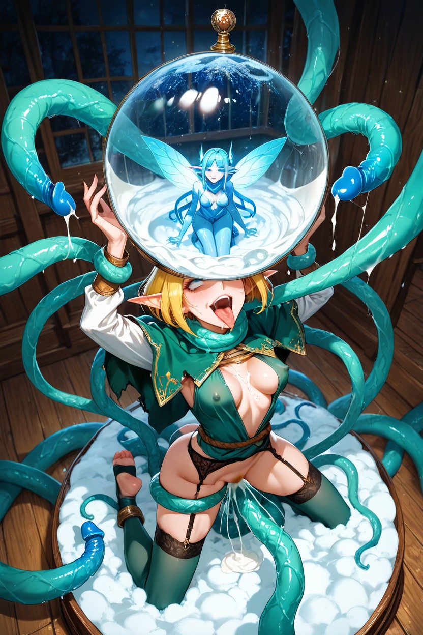 Dynamic Linework, Lifted Mid-air, Skinny Hentai AI Porn