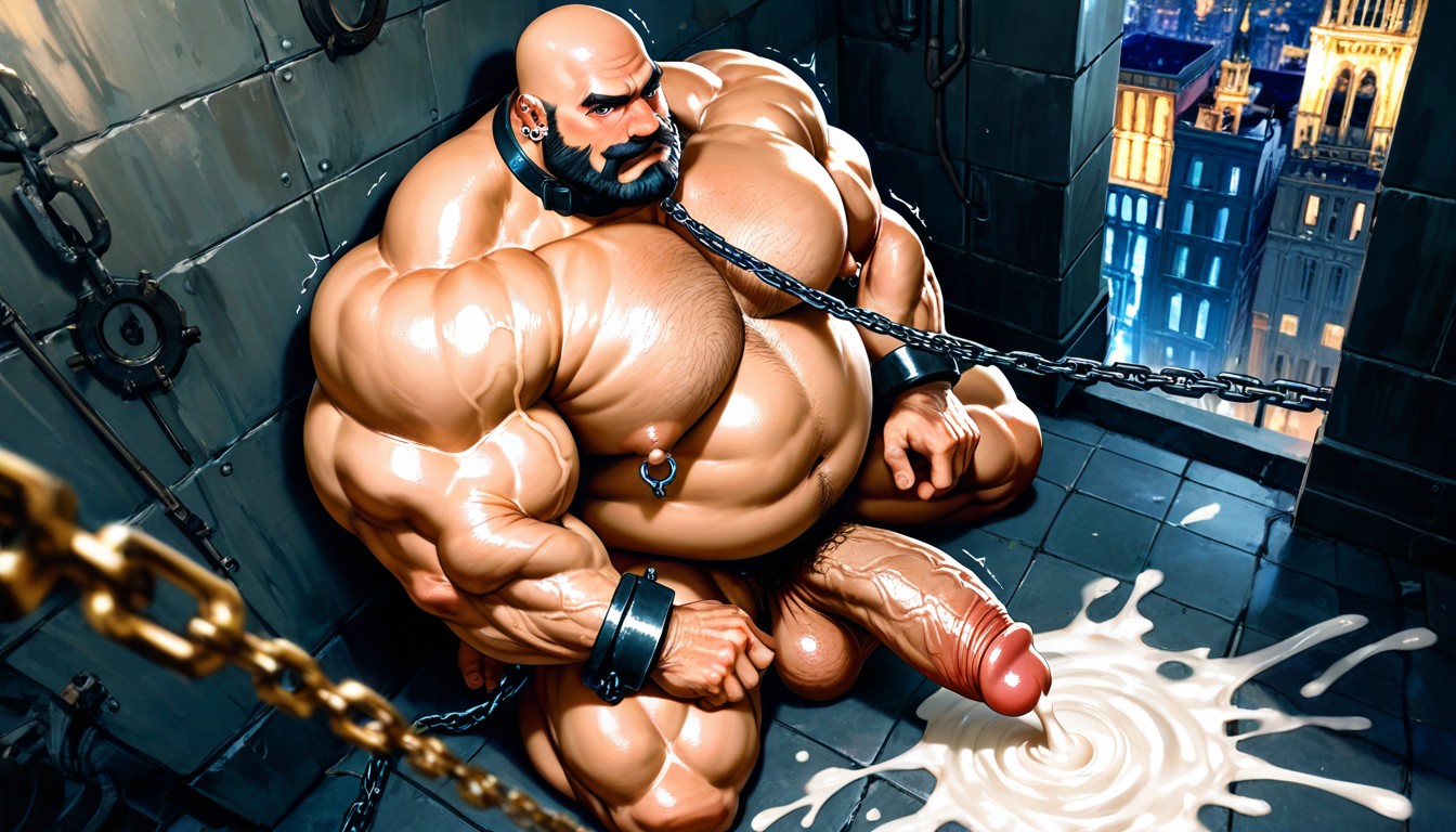 Obese, Chained, 18+ Porno IA Gay