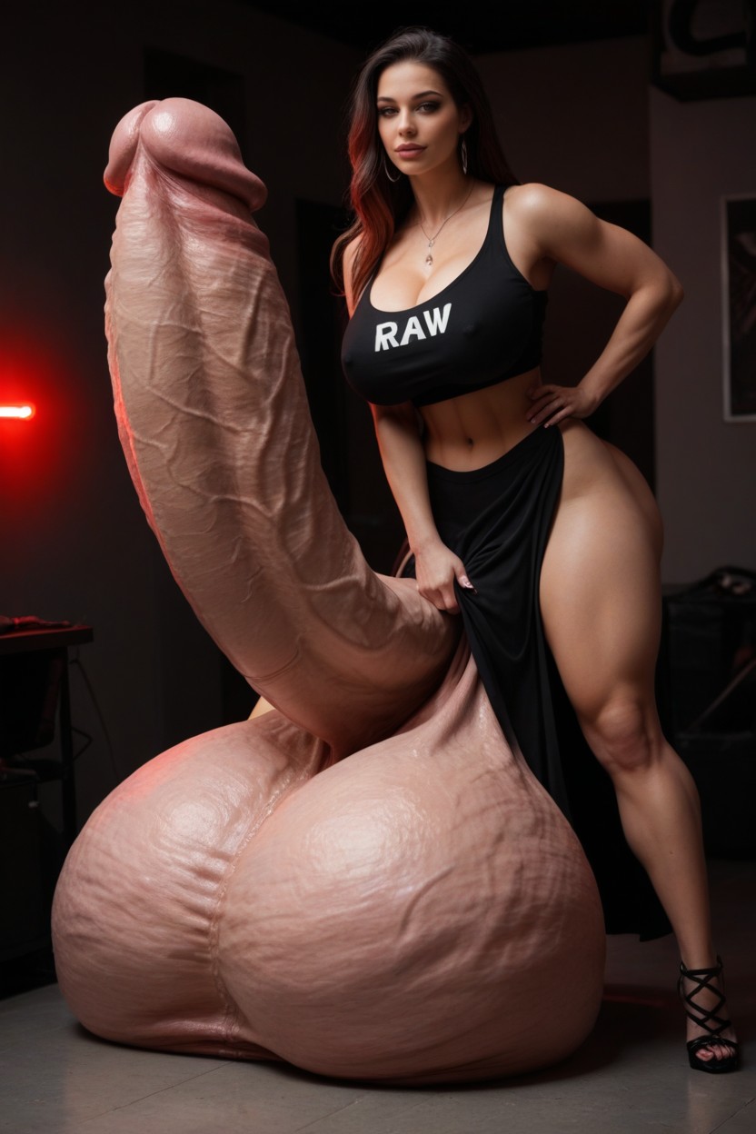 Horny Face Expression, Gigantic Booty, Body AI Porn