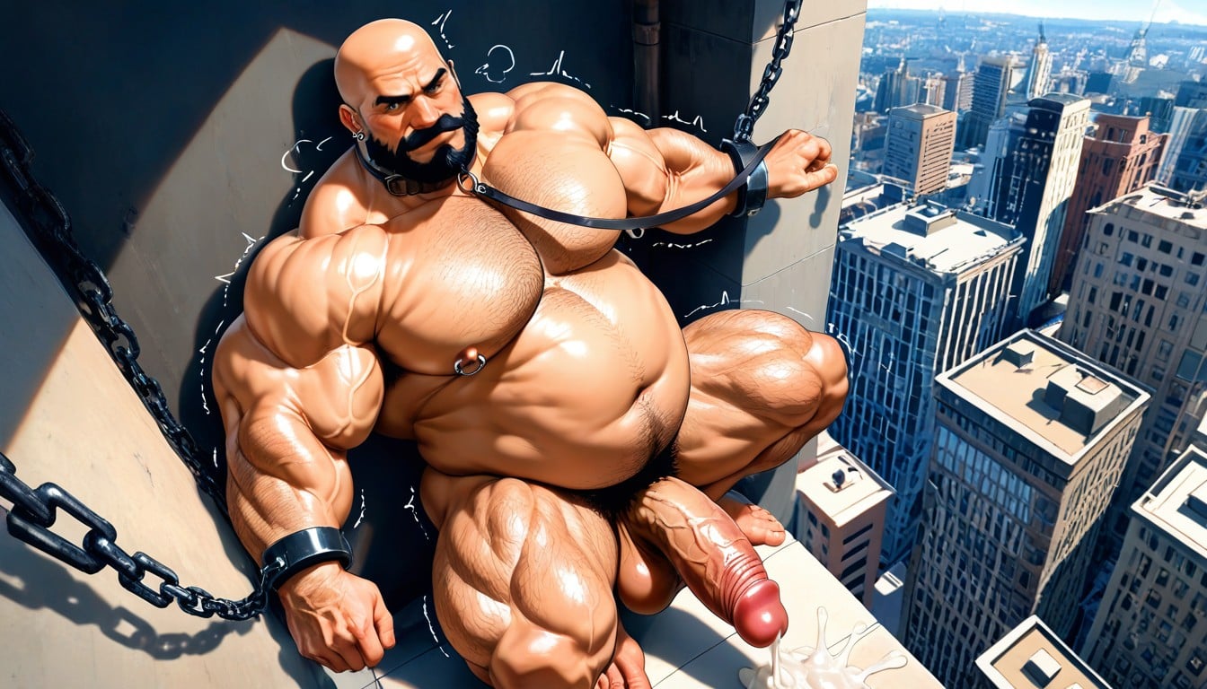 Correct Anime Eyes, Excessive Hyper Cum, Impossibly Large Hyper Penis AI Gay Porn