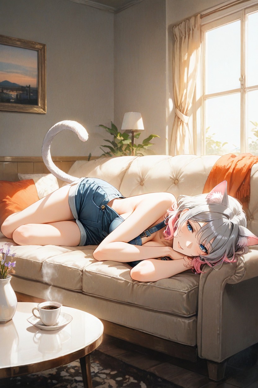 There Are Comfortable, 18+, Girl Hentai AI Porn