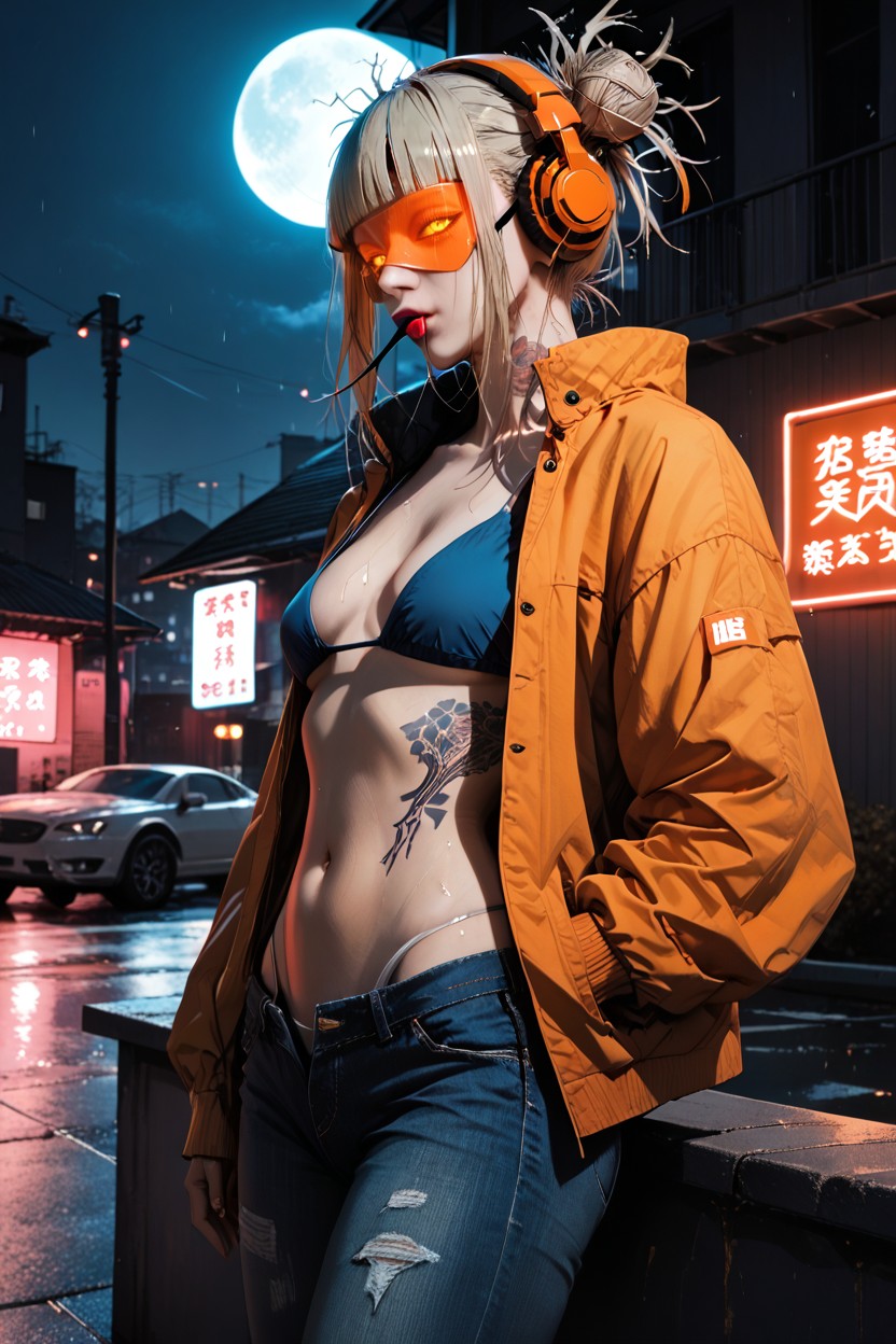Arms In Pockets, Cinematic, Small Breasts Hentai AI Porn