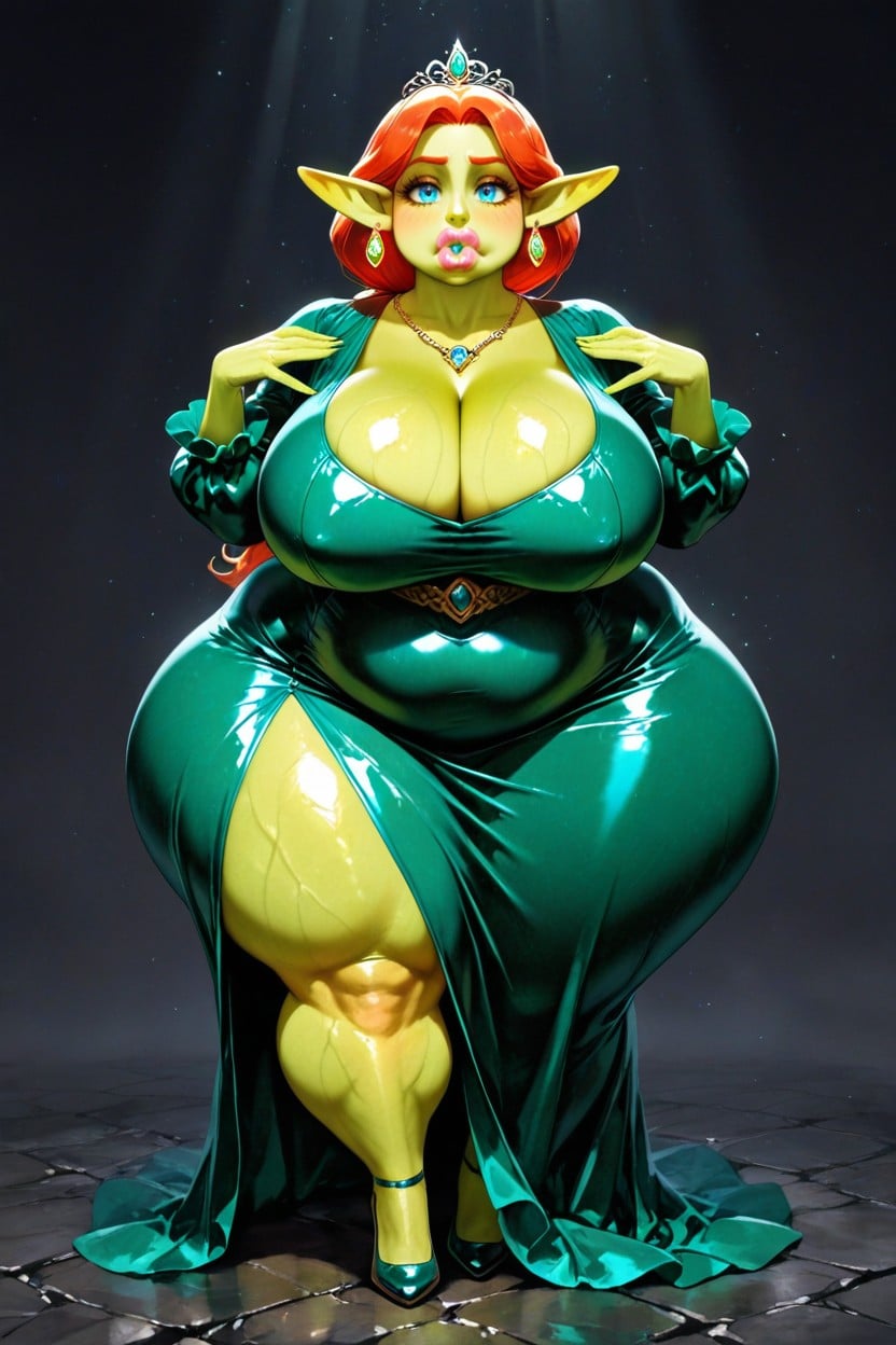 No Gems, Anime Style, Tall And Robust Pornografia de IA