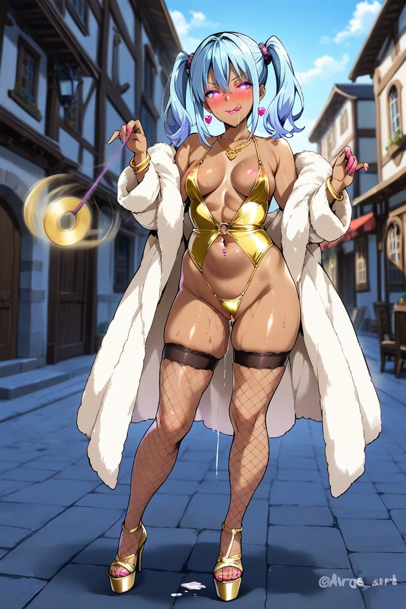 Ripped Abs, Shaking, Blushing Hentai AI Porn