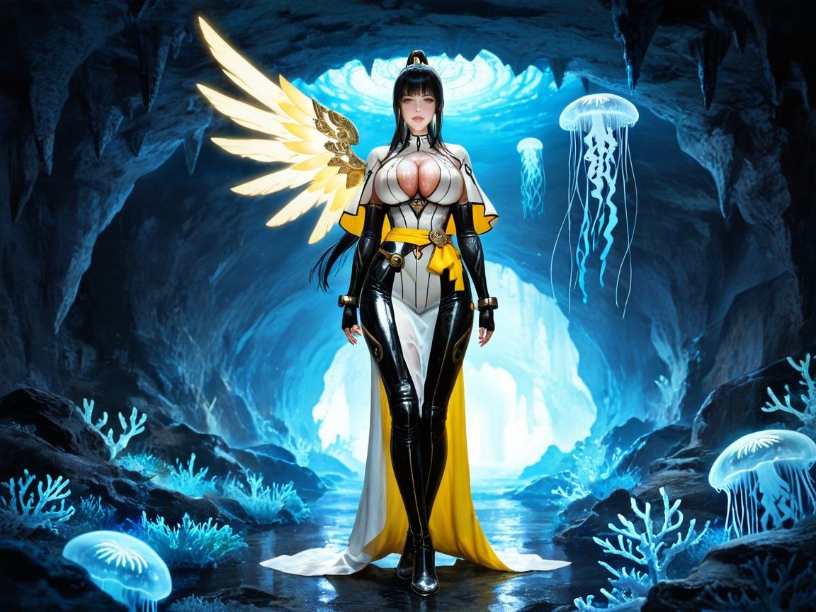 One Wing, Ropa Mojada, Cinematic Hentai IA