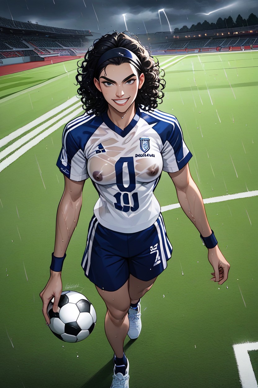 Hair, Erect Nipples, Top Down Hentai AI Porn