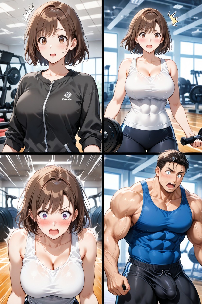 Storyline, 20+, Large Penis Bulge In Hentai AI Porn
