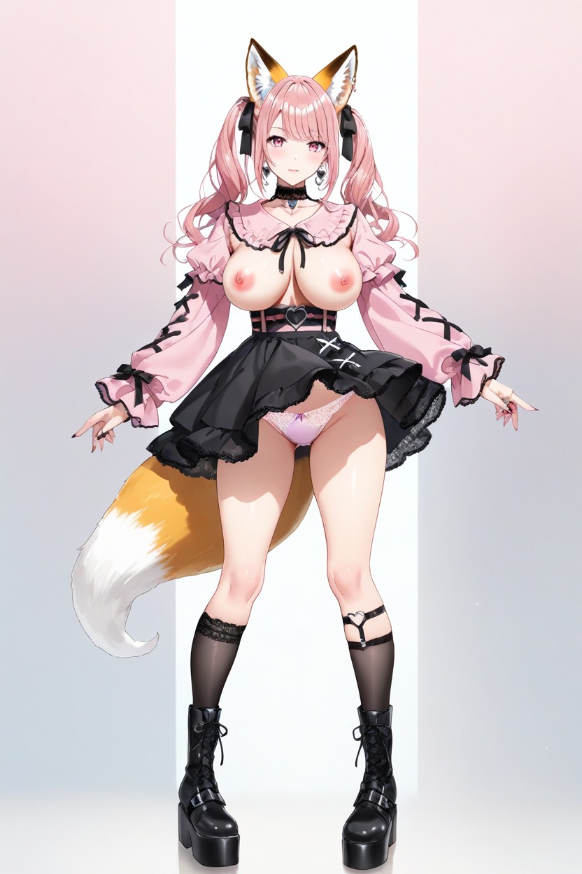 One Woman, Fox Ears, 18+ Hentai AI Porn