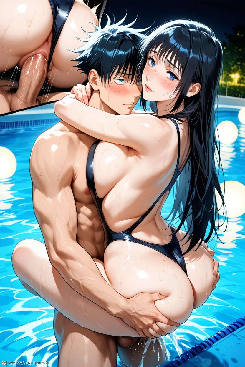 Shy, Very Long Hair, Motions Lines Hentai AI Porn