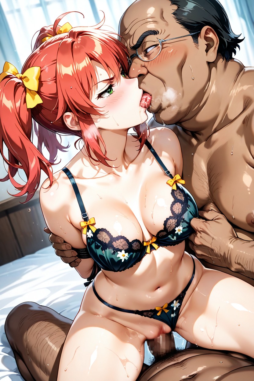 Sitting, Soft Light, Small Ass Hentai AI Porn