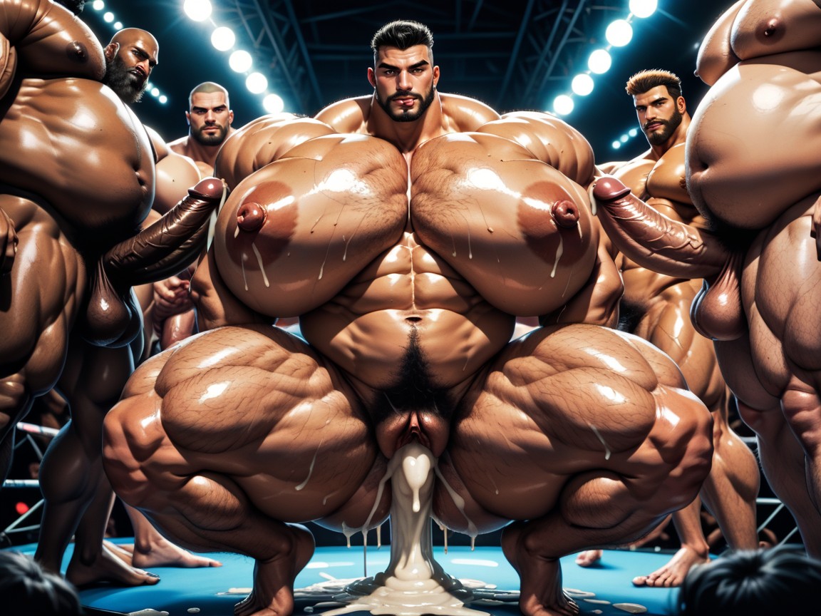 Arms Behind Back, Wide Angle, Side View AI Porn