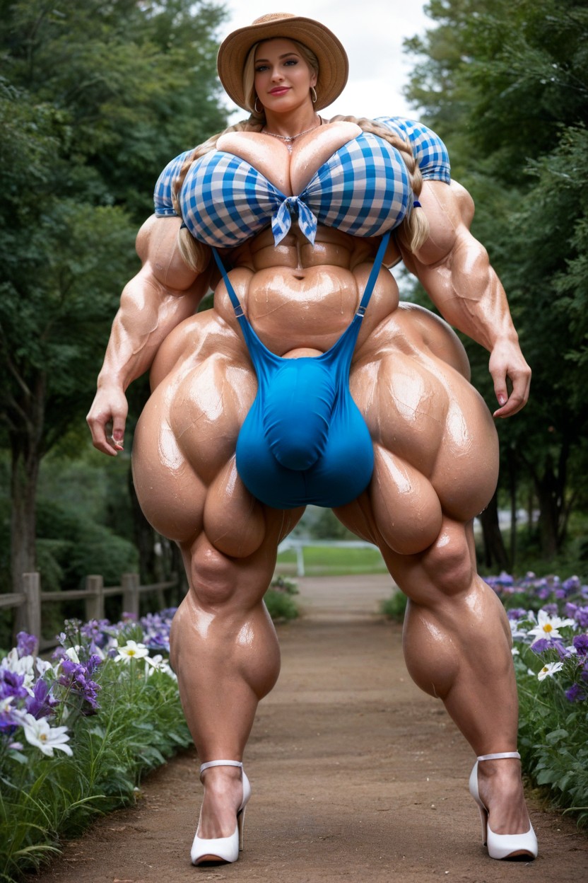 Steam, Farmer, Max Extreme Hyper Thick Legs AI Porn