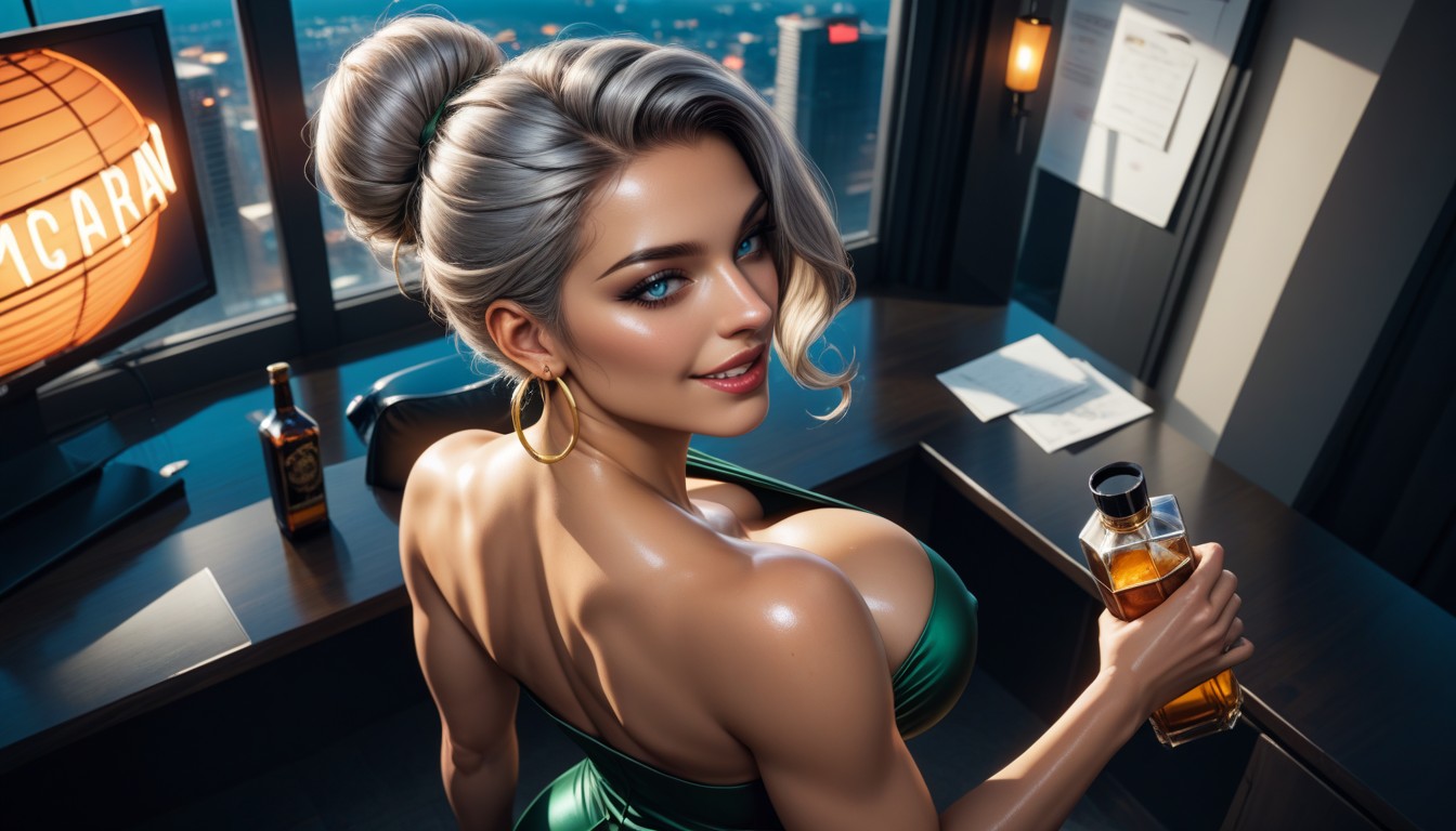 City Landscape, Focused On Breast, Massive Ass AI Porn