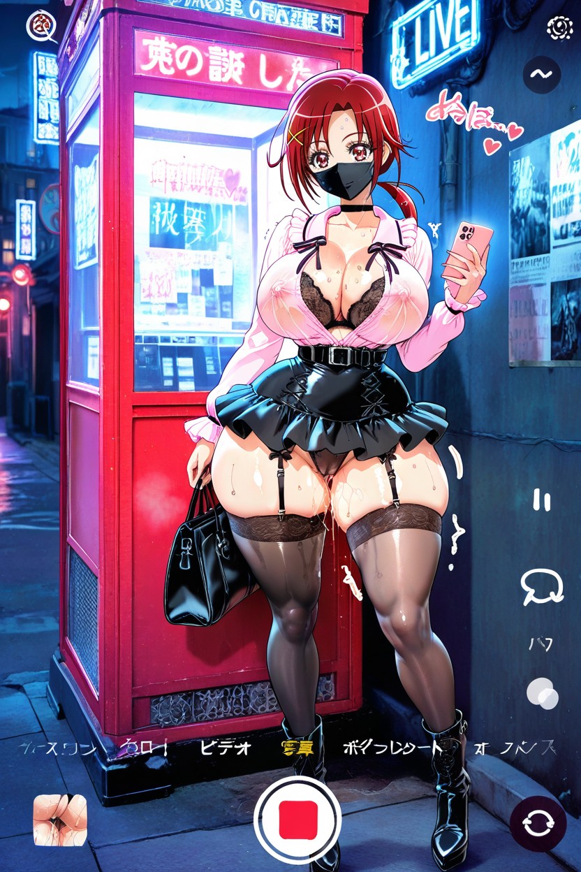 Gran Angular, Nipple Outline, Dark Night Hentai IA