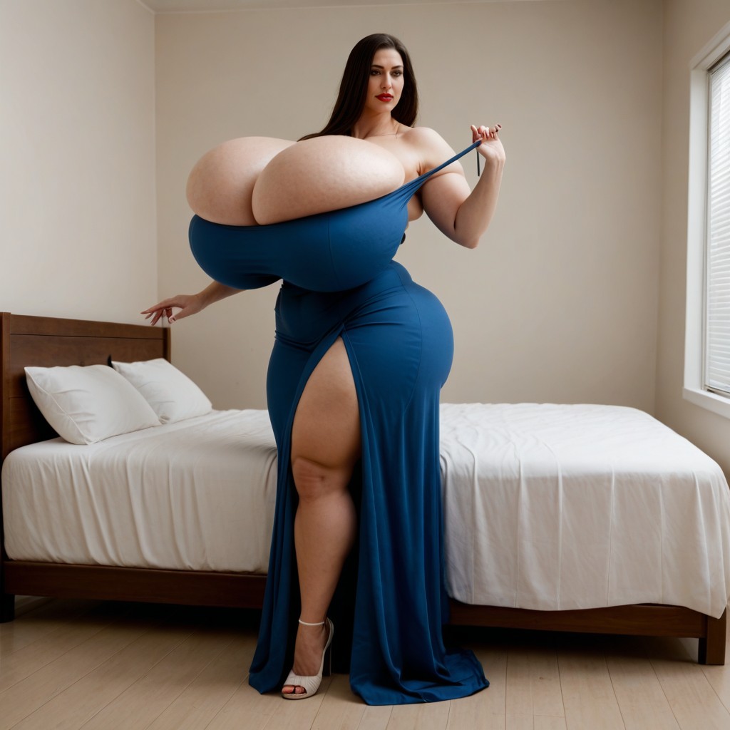 Full Body, Side View, Large Ass AI Porn