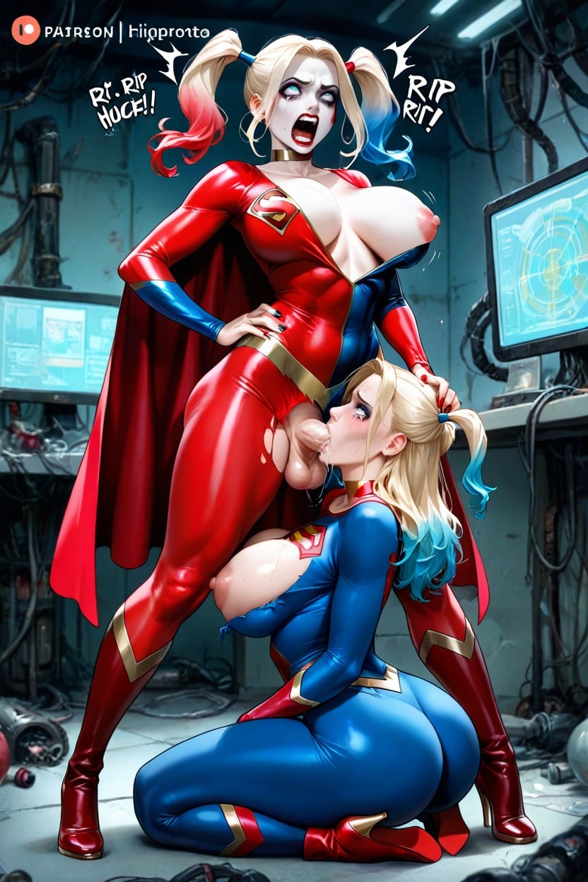 Bubble Butt, Two Females In Laboratory, Full Body AI Porn