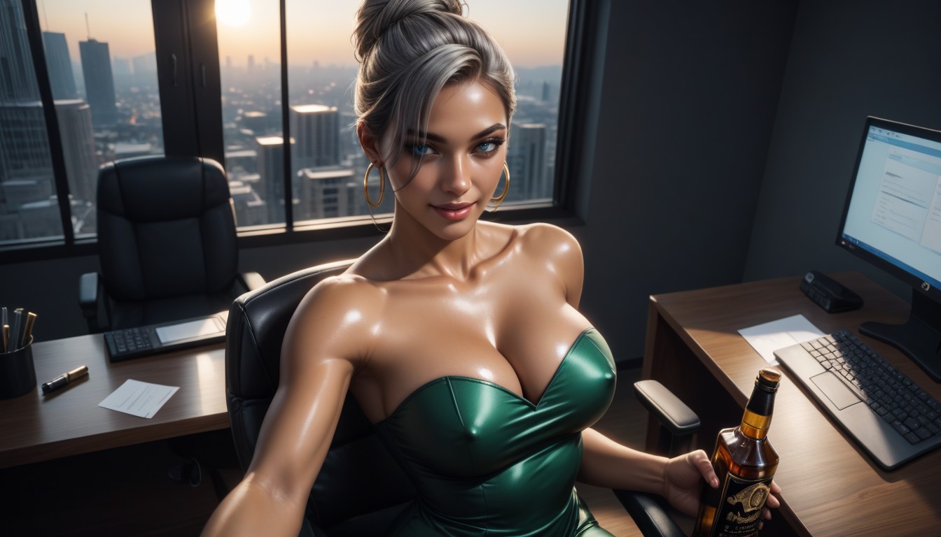 Pov, Dark Office, Laughing AI Porn