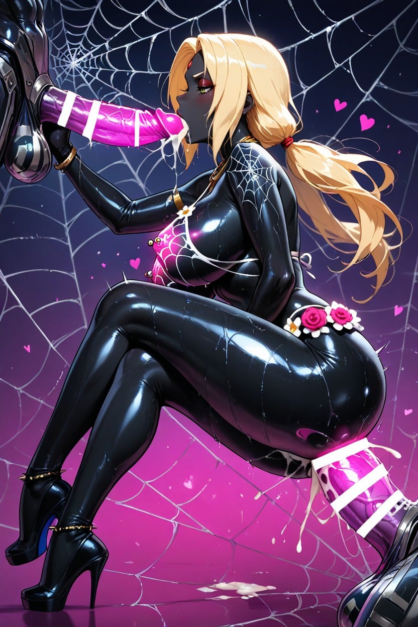 Long Legs, Gothic, Bouncing Line AI Porn