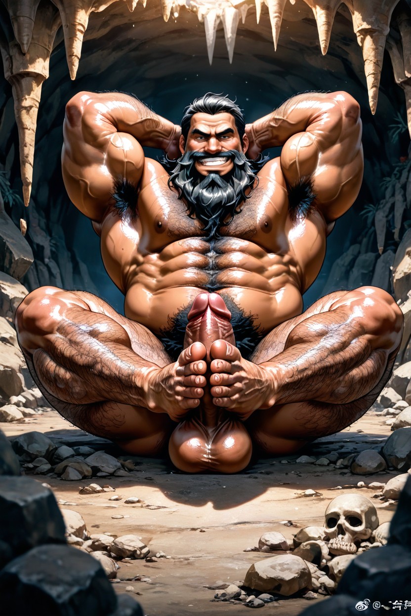 Looking At Viewer, Huge Feet, Medium AI Gay Porn